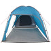 Huisje Tent met dak met opslag Blauw 370 x 230 x 185 cm taft