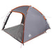 Huisje Tent met dak Grijs en Oranje 370 x 230 x 185 cm taft