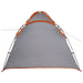Huisje Tent met dak Grijs en Oranje 370 x 230 x 185 cm taft