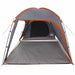 Huisje Tent met dak Grijs en Oranje 370 x 230 x 185 cm taft