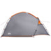 Huisje Tent met dak Grijs en Oranje 370 x 230 x 185 cm taft