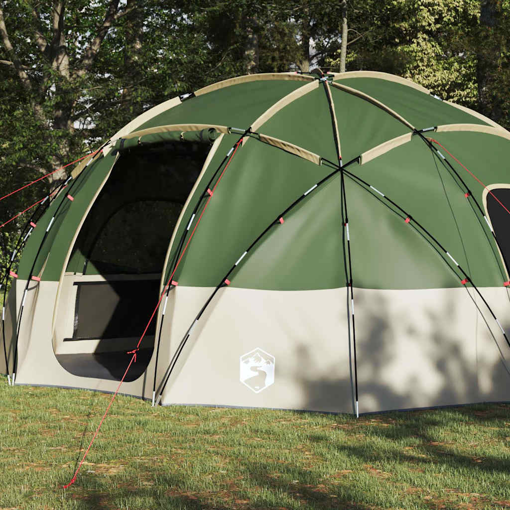 Koepeltent met dak met opslag Groen 475 x 475 x 235 cm taft