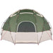 Koepeltent met dak met opslag Groen 475 x 475 x 235 cm taft