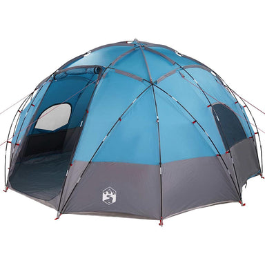 Koepeltent met dak met opslag Blauw 475 x 475 x 235 cm taft