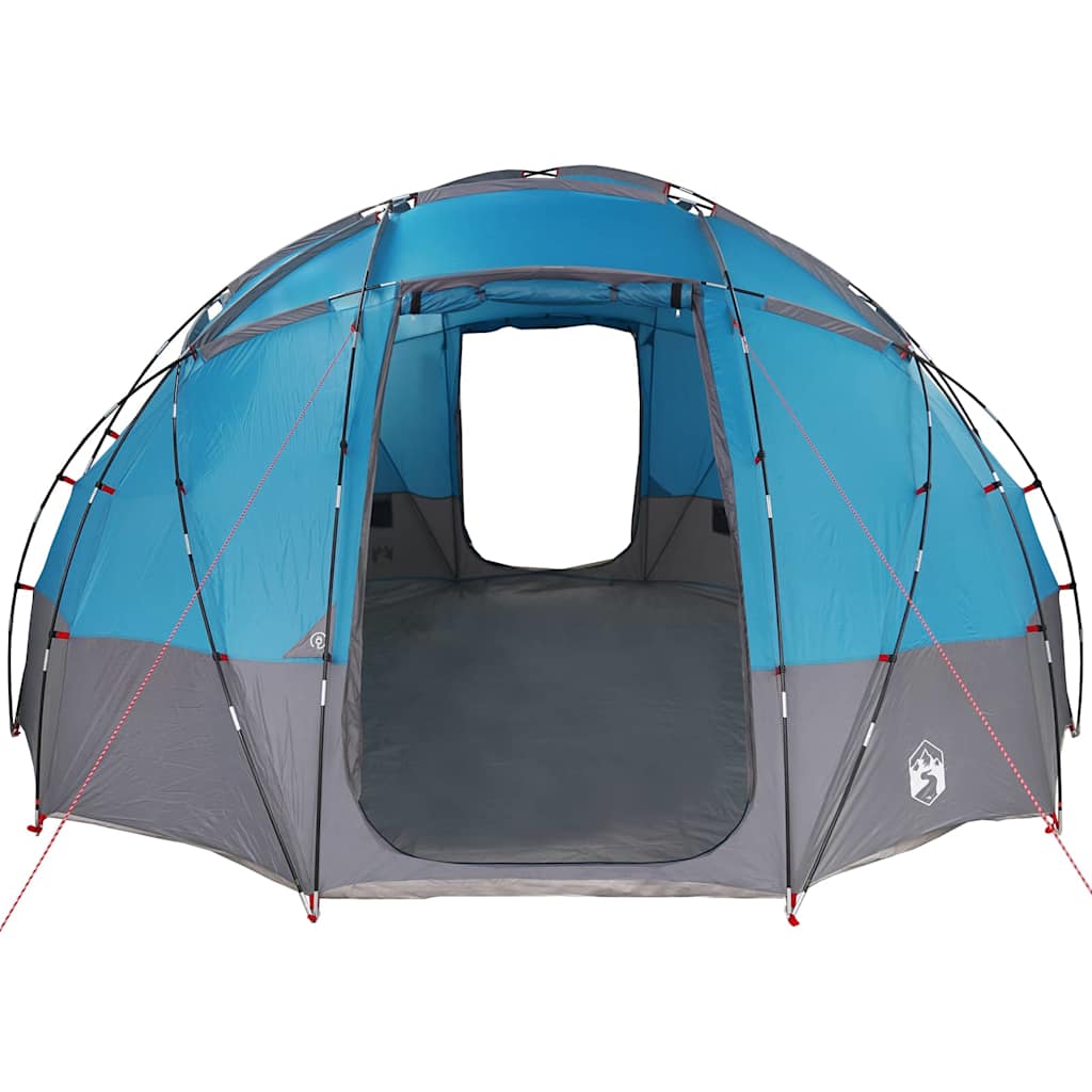 Koepeltent met dak met opslag Blauw 475 x 475 x 235 cm taft