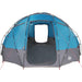 Koepeltent met dak met opslag Blauw 475 x 475 x 235 cm taft