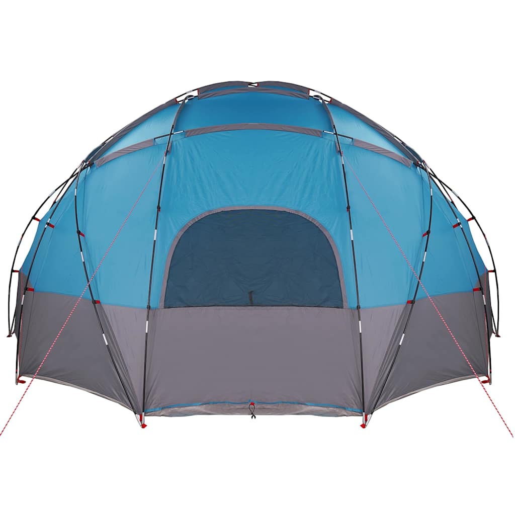 Koepeltent met dak met opslag Blauw 475 x 475 x 235 cm taft