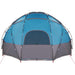 Koepeltent met dak met opslag Blauw 475 x 475 x 235 cm taft