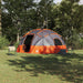Koepeltent met dak Grijs en Oranje 475 x 475 x 235 cm taft