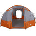 Koepeltent met dak Grijs en Oranje 475 x 475 x 235 cm taft