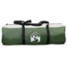 Fietstent met dak met opslag Groen 256 x 222 x 182 cm taft