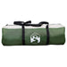 Tent met dak met opslag Groen 268 x 240 x 191 cm Polyester
