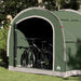 Tent met dak met opslag Groen 268 x 240 x 191 cm Polyester