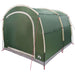 Tent met dak met opslag Groen 268 x 240 x 191 cm Polyester