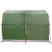 Tent met dak met opslag Groen 268 x 240 x 191 cm Polyester