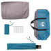Tent met dak met opslag Blauw 268 x 240 x 191 cm Polyester