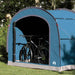 Tent met dak met opslag Blauw 268 x 240 x 191 cm Polyester
