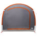 Tent met dak Grijs en oranje 268 x 240 x 191 cm Polyester