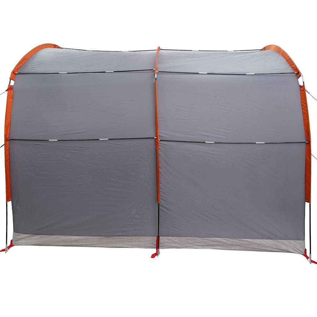 Tent met dak Grijs en oranje 268 x 240 x 191 cm Polyester