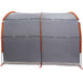Tent met dak Grijs en oranje 268 x 240 x 191 cm Polyester