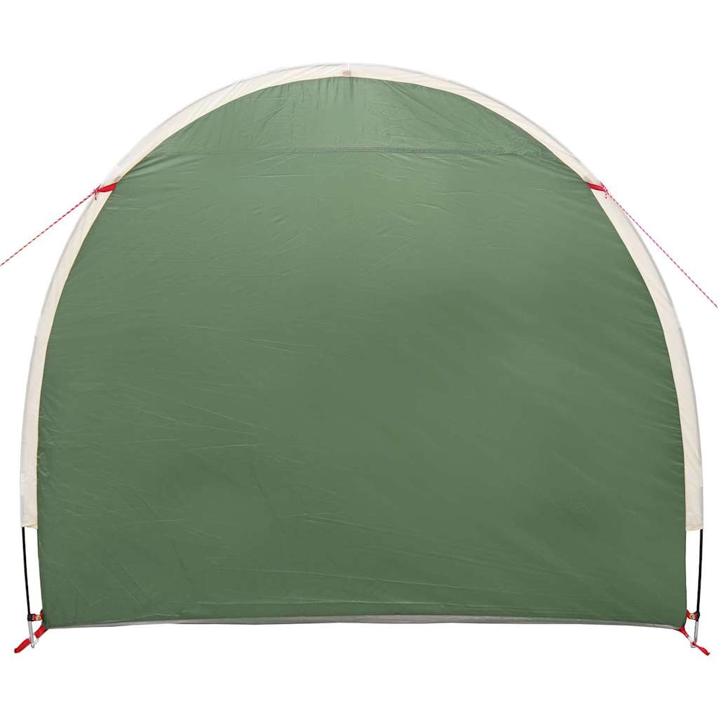 Fietstent met dak met opslag Groen 210 x 90 x 174 cm