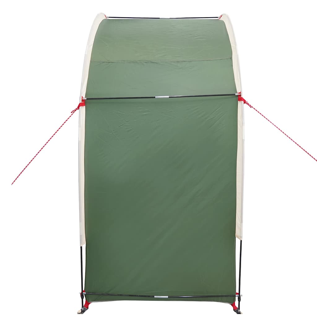 Fietstent met dak met opslag Groen 210 x 90 x 174 cm