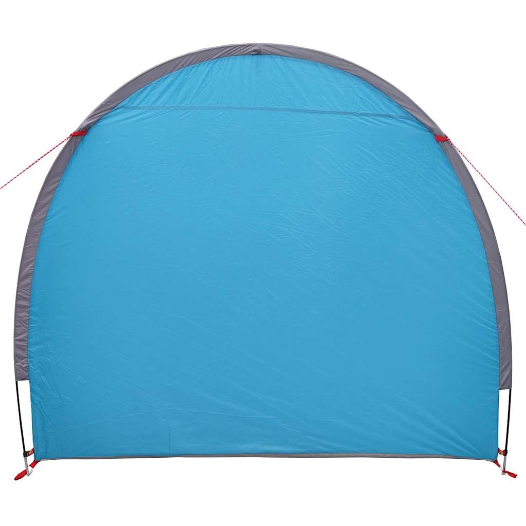 Fietstent met dak met opslag Blauw 210 x 90 x 174 cm