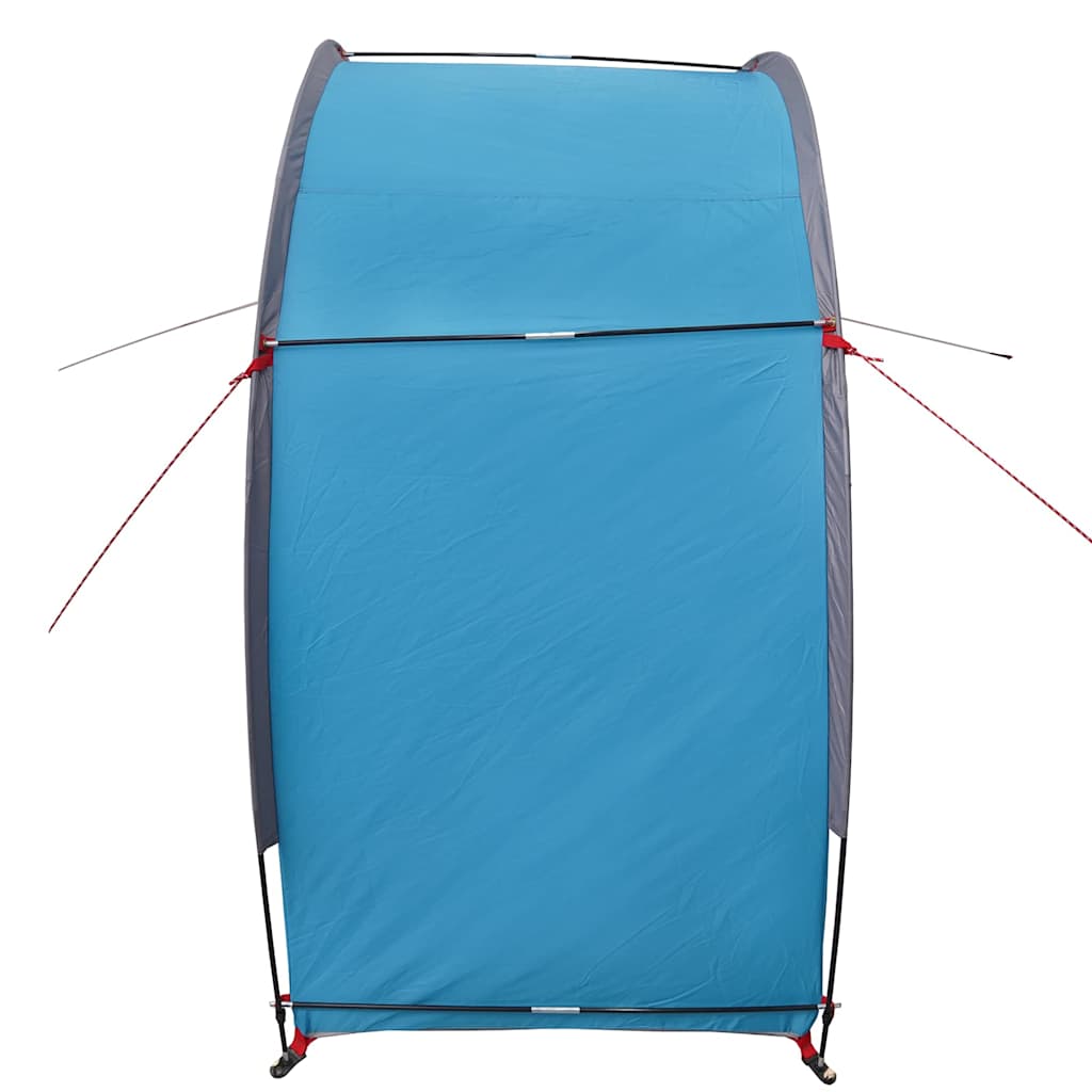Fietstent met dak met opslag Blauw 210 x 90 x 174 cm