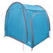 Fietstent met dak met opslag Blauw 218 x 156 x 180 cm