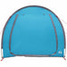 Fietstent met dak met opslag Blauw 218 x 156 x 180 cm