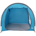Fietstent met dak met opslag Blauw 218 x 156 x 180 cm