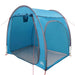Fietstent met dak met opslag Blauw 218 x 156 x 180 cm