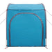 Fietstent met dak met opslag Blauw 218 x 156 x 180 cm