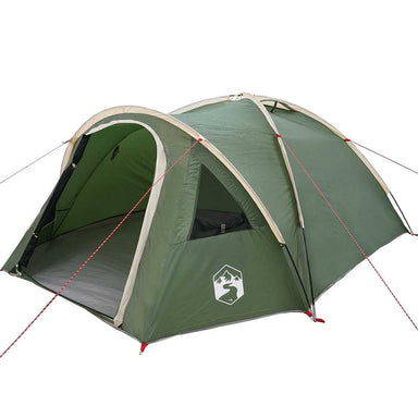 Koepeltent 4-persoons 308 x 268 x 130 cm Waterdicht Groen taft