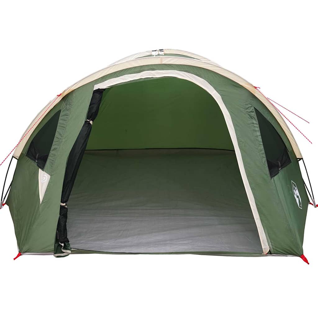 Koepeltent 4-persoons 308 x 268 x 130 cm Waterdicht Groen taft