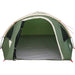 Koepeltent 4-persoons 308 x 268 x 130 cm Waterdicht Groen taft
