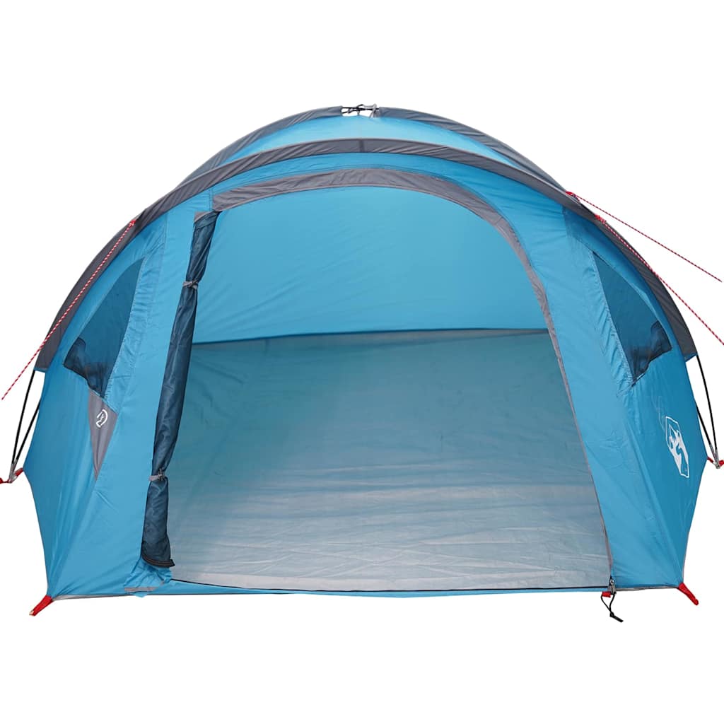 Koepeltent 4-persoons 308 x 268 x 130 cm Waterdicht Blauw taft