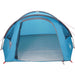 Koepeltent 4-persoons 308 x 268 x 130 cm Waterdicht Blauw taft