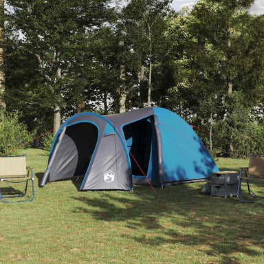 Koepeltent Koepel met dak met opslag Blauw 384 x 254 x 170 cm