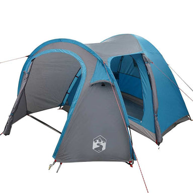 Koepeltent Koepel met dak met opslag Blauw 384 x 254 x 170 cm