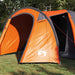Koepeltent Koepel met dak Grijs en Oranje 384 x 254 x 170 cm