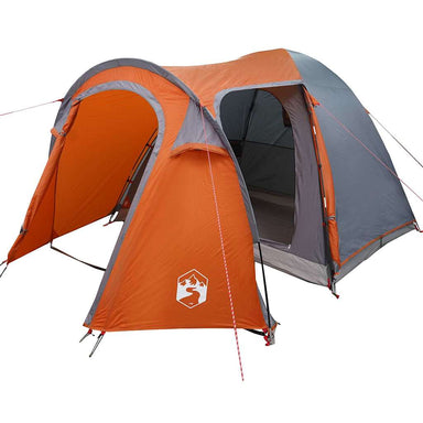 Koepeltent Koepel met dak Grijs en Oranje 384 x 254 x 170 cm