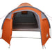 Koepeltent Koepel met dak Grijs en Oranje 384 x 254 x 170 cm