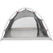 Tent met dak met opslag Grijs en zwart 236 x 150 x 136 cm