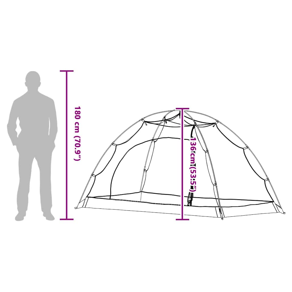 Tent met dak met opslag Grijs en zwart 236 x 150 x 136 cm