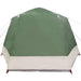Camping Tent Huisje met dak Groen 420 x 420 x 227 cm Polyester