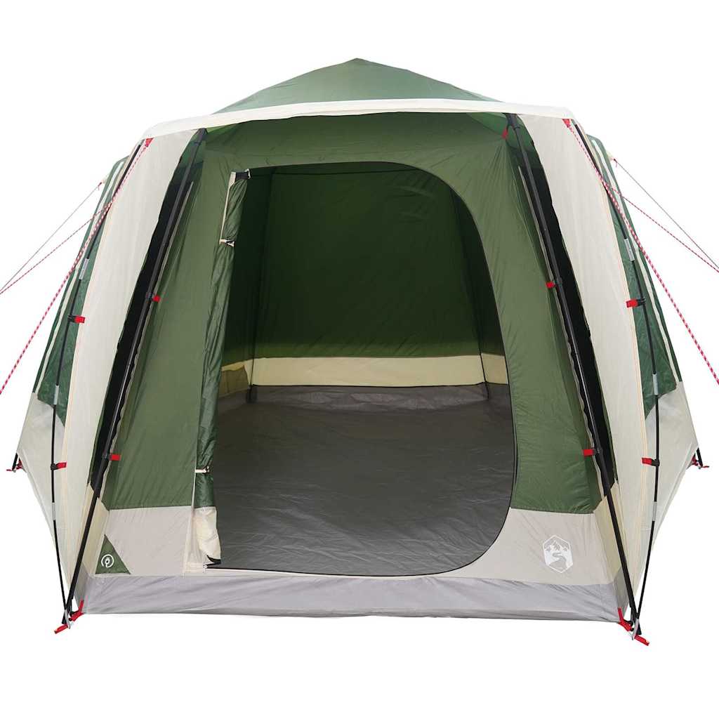 Camping Tent Huisje met dak Groen 420 x 420 x 227 cm Polyester
