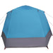 Camping Tent Huisje met dak Blauw 420 x 420 x 227 cm Polyester