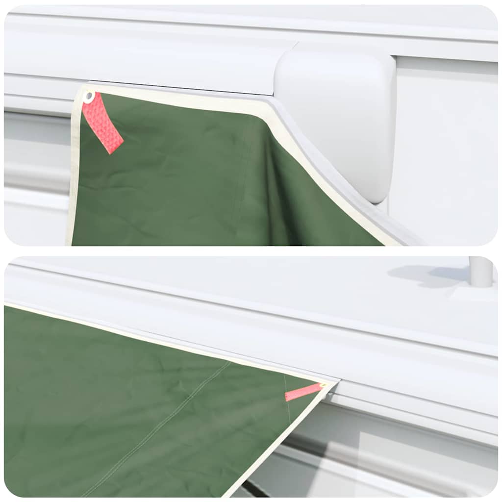 Caravanluifel -persoons 240 x 460 cm Waterdicht Groen taft