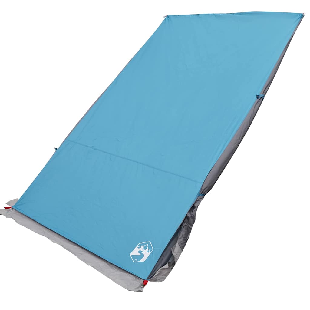 Achterkleptent -persoons 190 x 150 x 185 cm Blauw taft